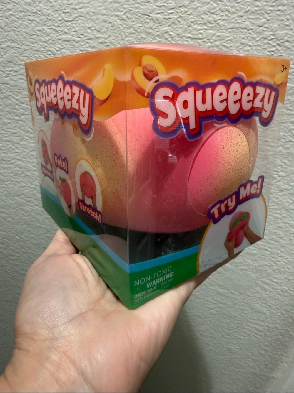 Must have of the season! Squeezy Peach Squishy. New